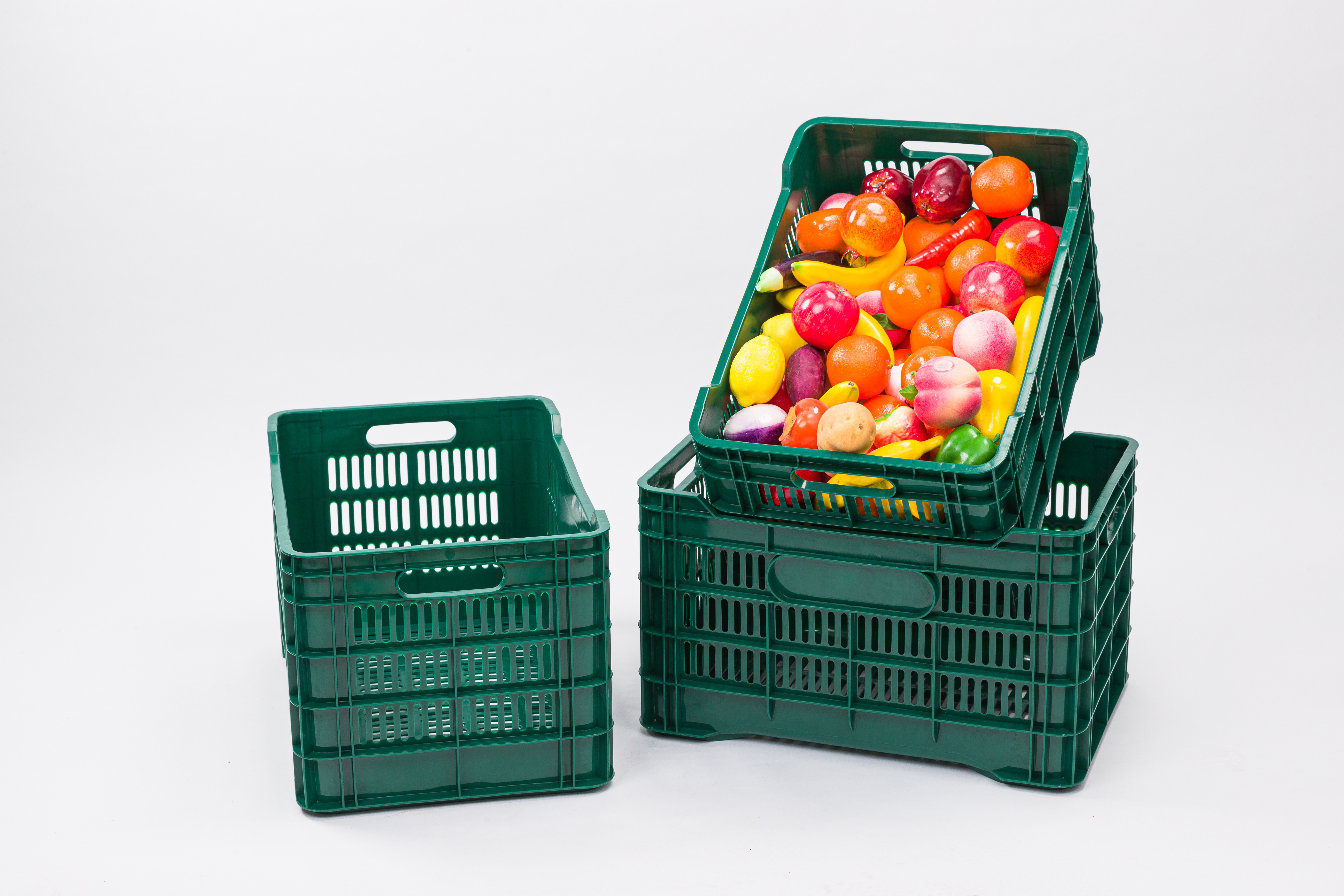 Heavy Duty Plastic Basket With Handles – Durable and Versatile Storage Solution