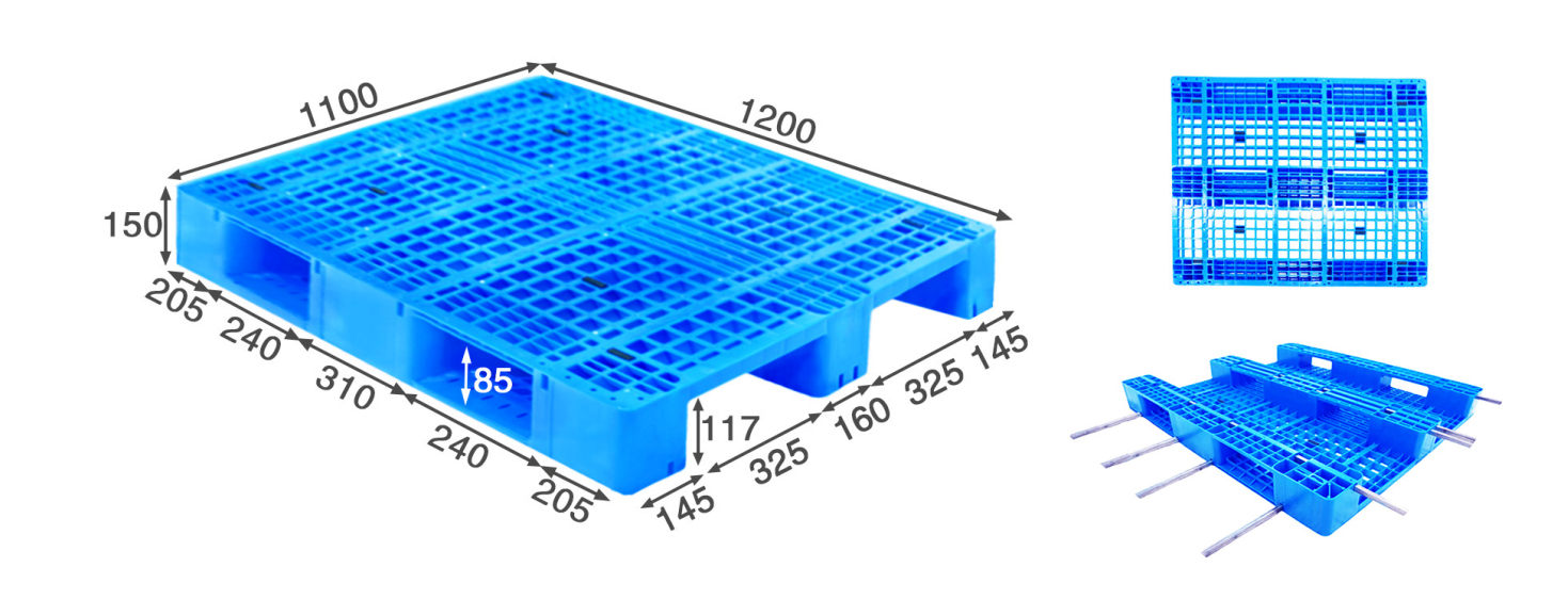 Welche Materialien werden für hygienische Kunststoffpaletten verwendet?