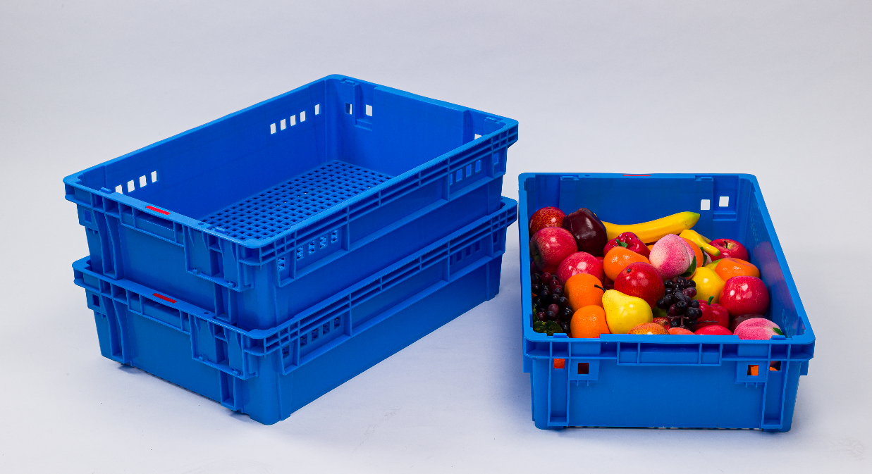 What are the advantages of plastic storage crates for home use?
