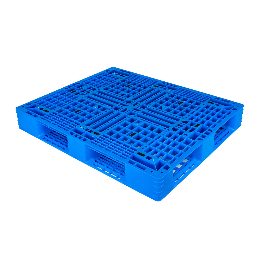 Pallets plásticos apilables para uso industrial
