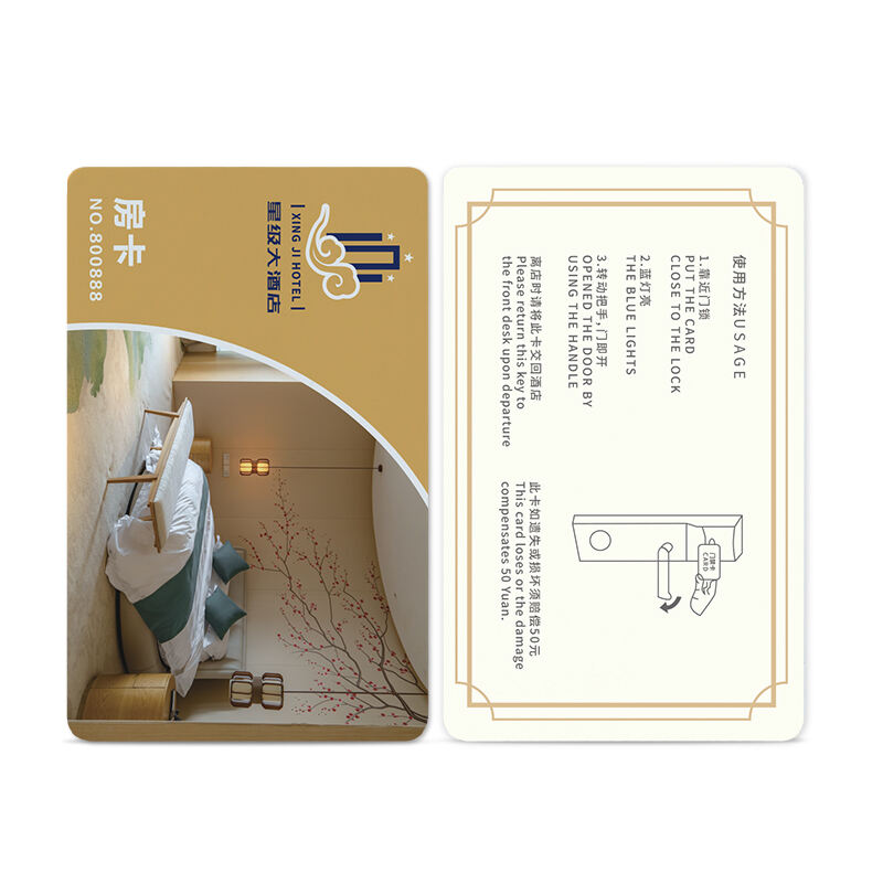 Customized Encrypted Smart NFC Key Card 13.56Mhz MIFARE Classic 1K Access Control PVC RFID Hotel Key Card