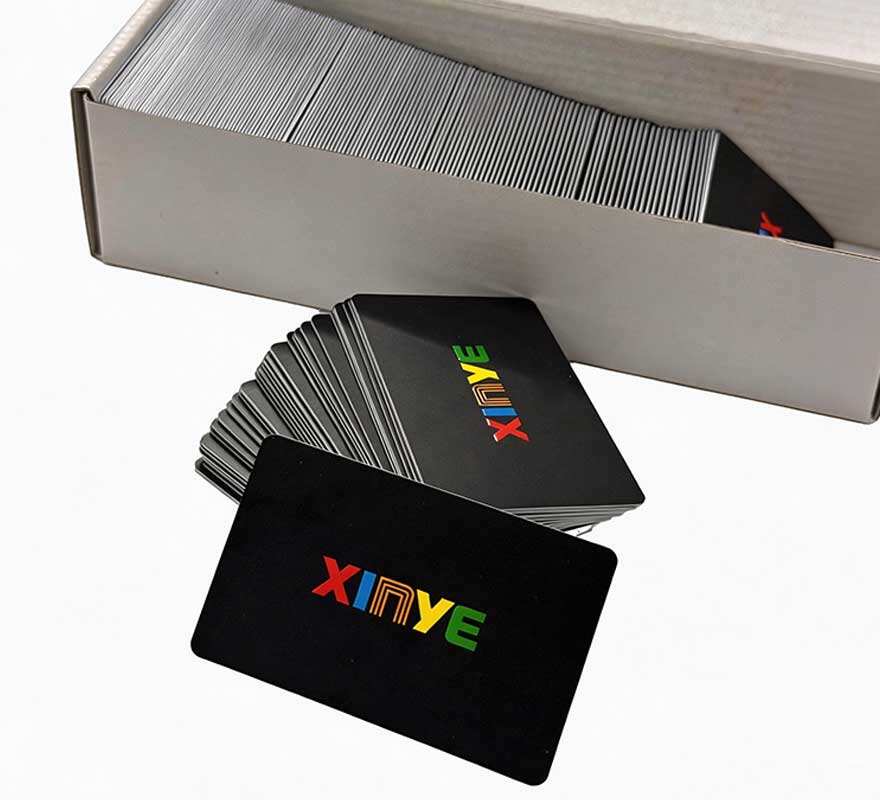 MIFARE-RFID-Karte 1 KB S50, intelligente Chipkarte, blanko schwarze PVC-Karte, kontaktlose RFID-Karten für Büro-Zutrittskontrolle und Mitgliedsverwaltung