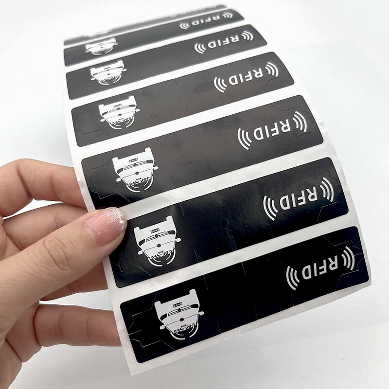 High quality custom printing RFID windshield tags stickers UHF car windshield UHF passive tag