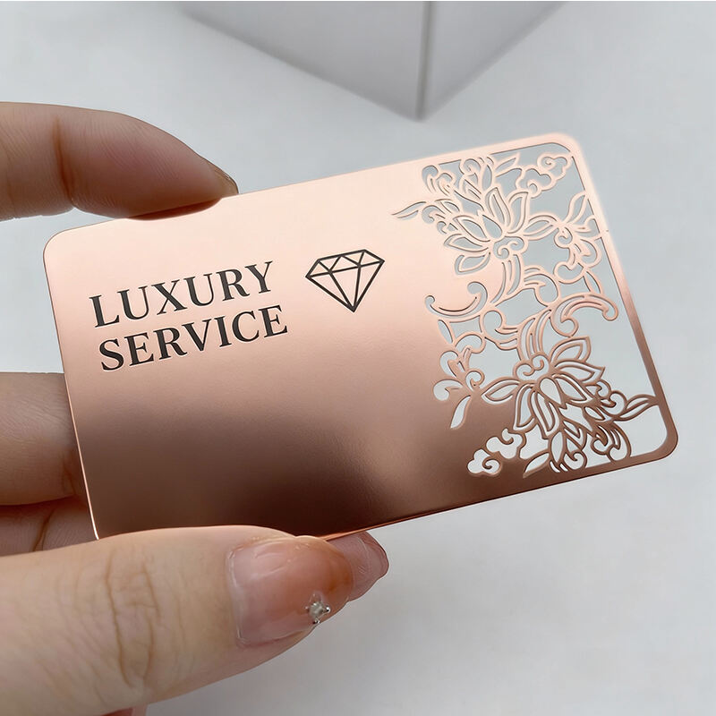 Contactless Dual-interface ML Glossy Metal RFID Cards for Car key Vip Payment Cards