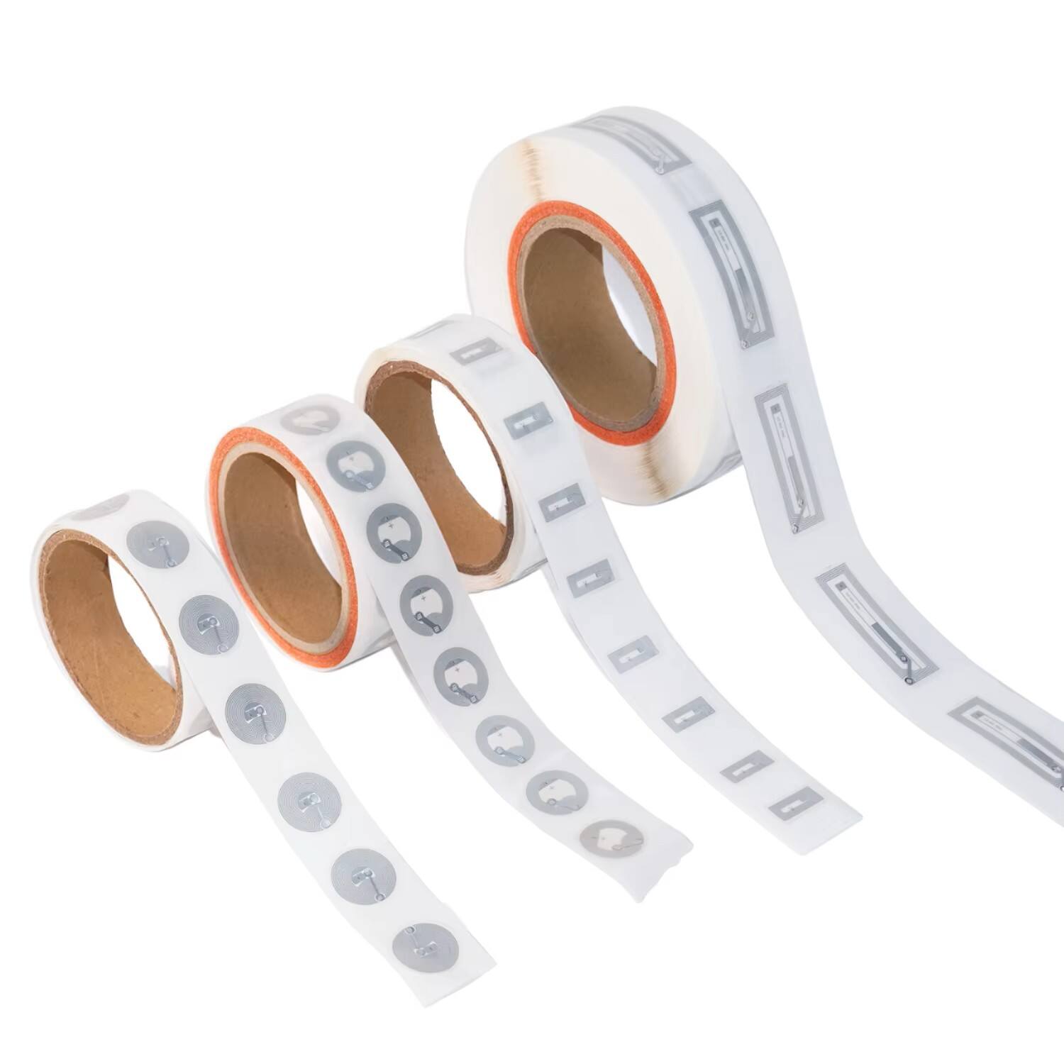 Custom Size Coated Paper ISO14443A Round Mifare Ultralight EV1 68B 128B RFID Sticker Supply