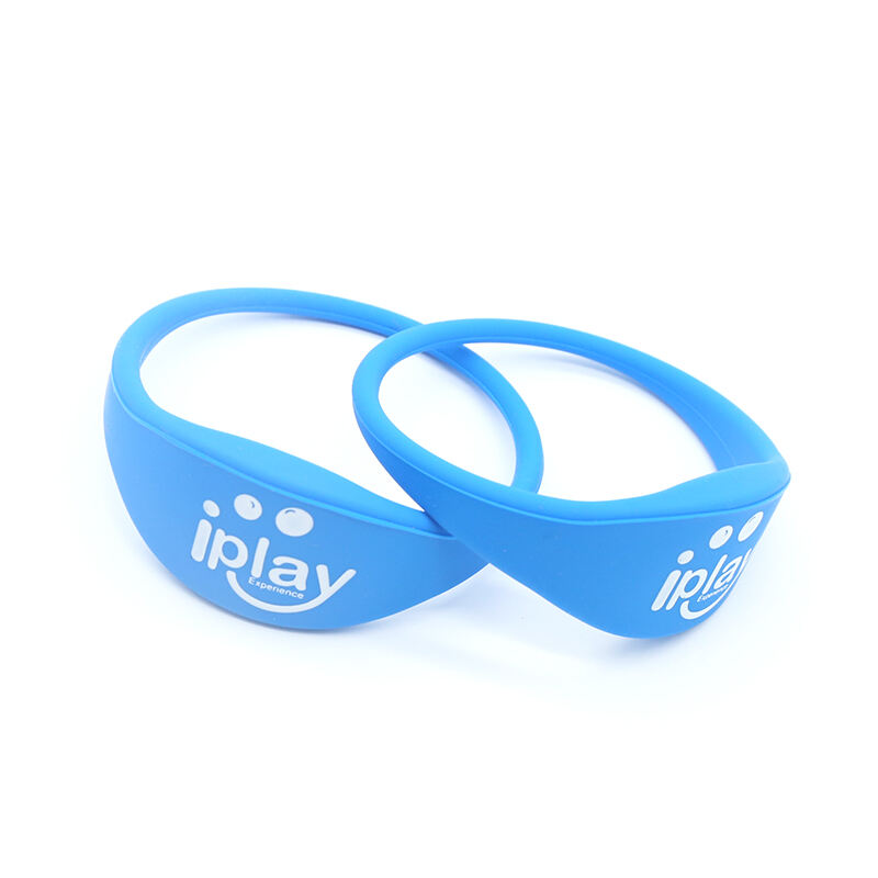 Holiday Waterproof NFC Silicone Bracelet 125khz Silicone Armband Bracelet Passive NFC 13.56mhz RFID Rubber Wristband details