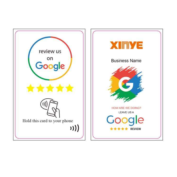 Ntag 213 ntag215 ntag216 pvc nfc card google review