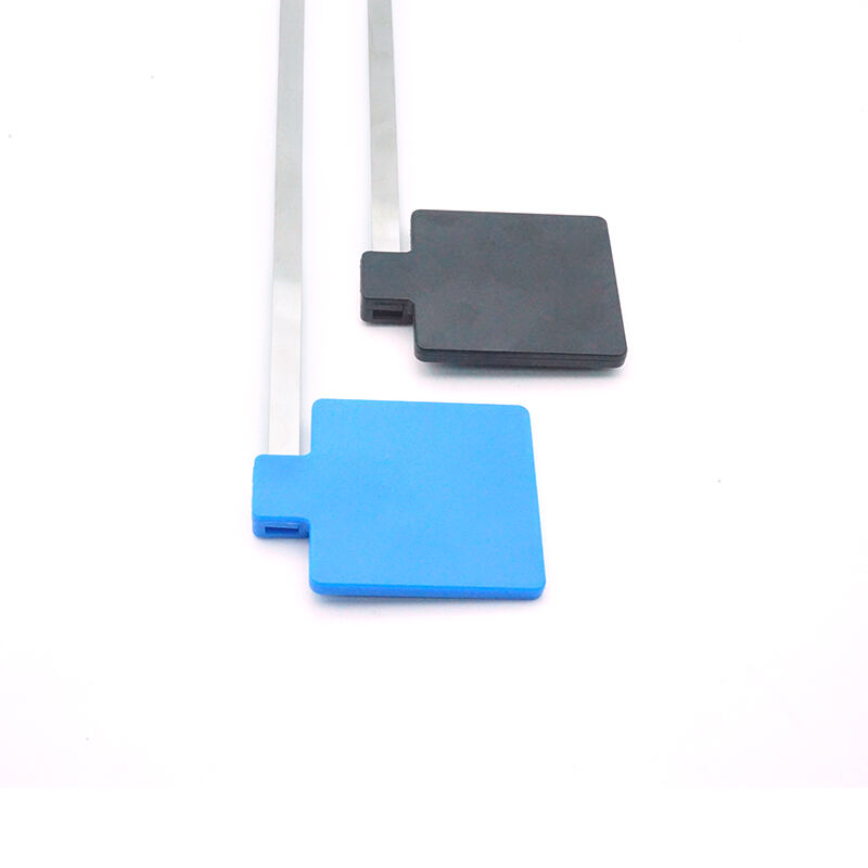 Free Sample RFID/NFC Self-locking Cable Tie Disposable Long range Steel UHF RFID stainless Steel Cable Tie