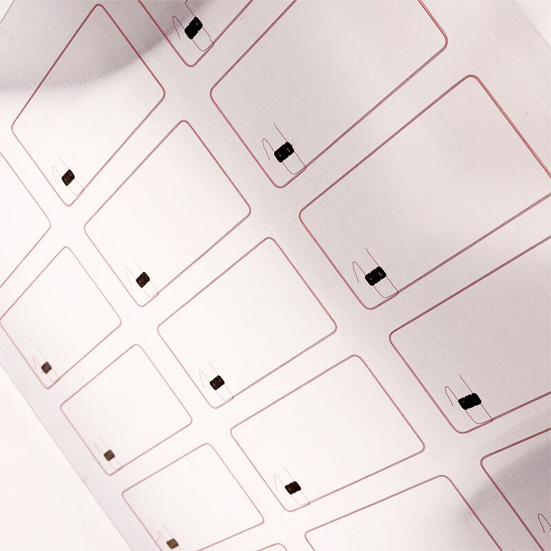 RFID Card Prelam Layout 4x10 / 6x8 PVC RFID Inlay Sheet RFID Prelam 125KHz 13.56MHz, 860-960MHz, Dual Frequency Custom