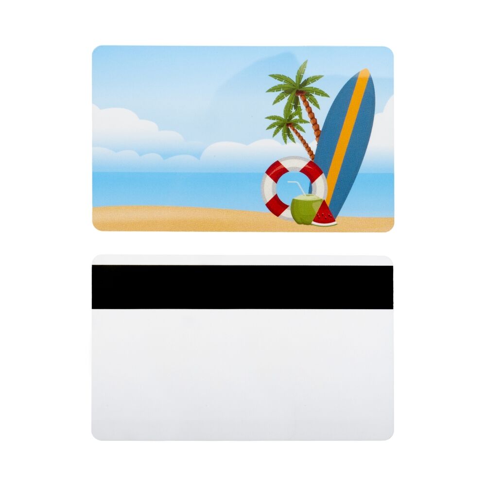 High Quality Printable Size PVC Plastic ID White Blank Card With Magnetic Stripe