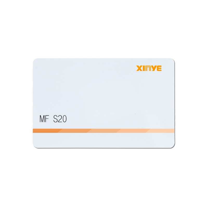 Custom passive pvc blank rfid 125khz 13.56mhz proximity smart chip card for access management