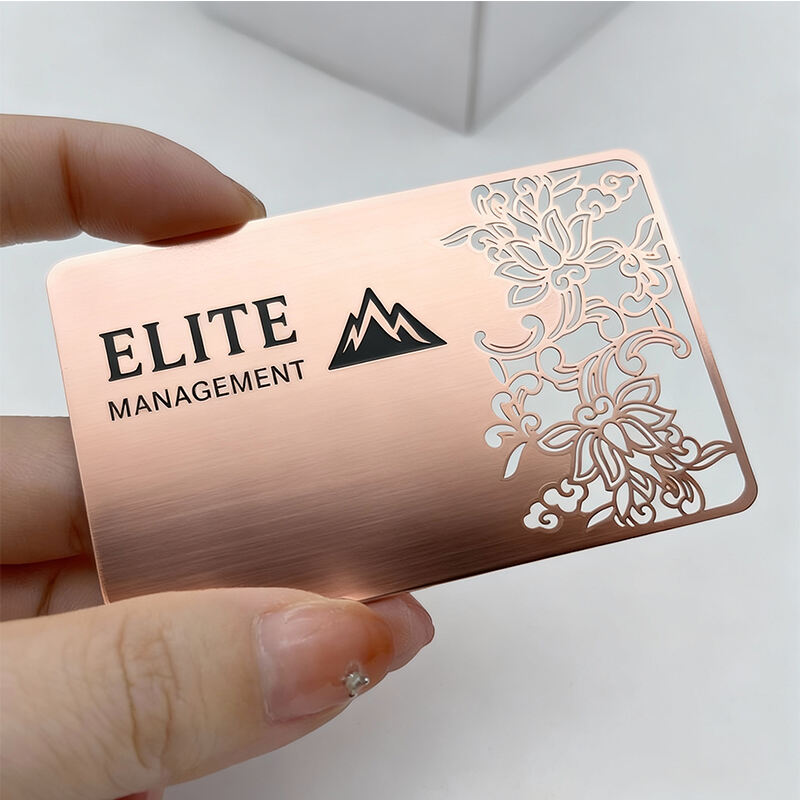 OEM Metal Business Card Custom Stainless Steel Irregular QR Code Metal Business Card