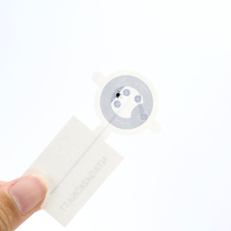 HF rfid security tag NTAG424 DNA TT coater paper NFC labels