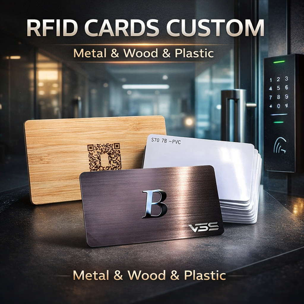 Complete RFID Card Material Guide: Plastic & Wood & Metal—Technical Comparison for Access Control, Payment & Asset Management