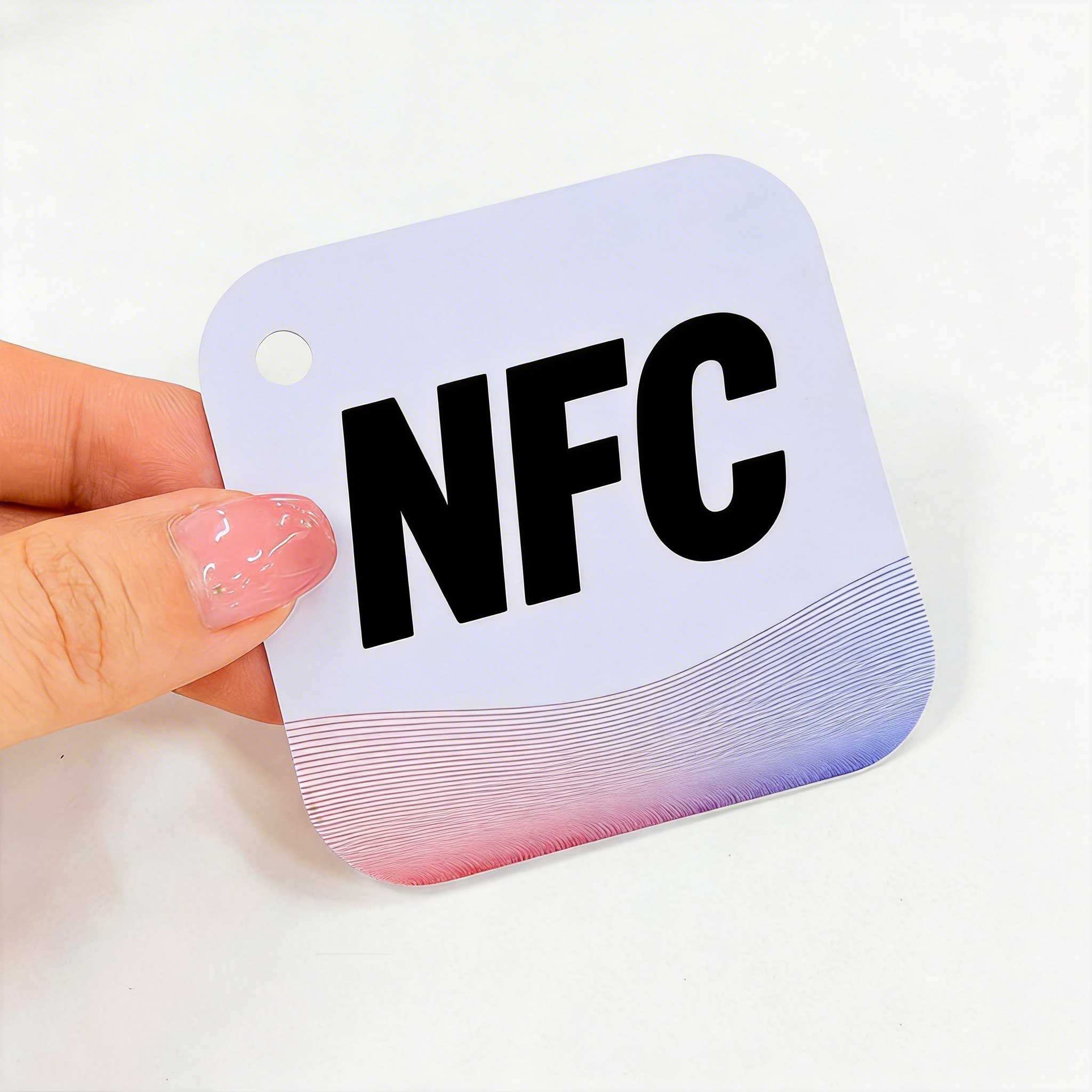 NTAG216 NTAG215NTAG213 Irregular NFC Card Die Cut Custom Shape Full Color Printing Smart RFID Card