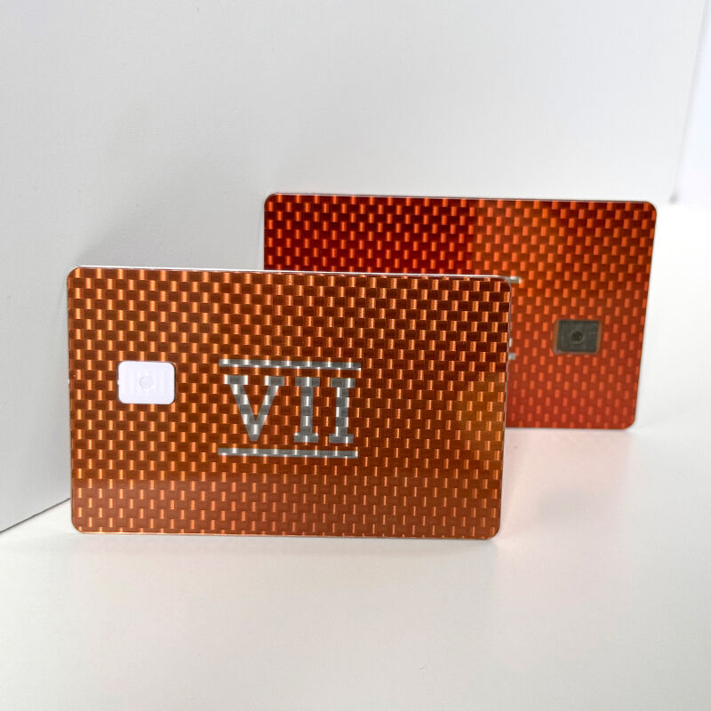 Op maat gemaakte kleur luxe metalen kaart, blanco, van roestvrij staal, met contact-IC-chipvak voor bank- / debetkaart