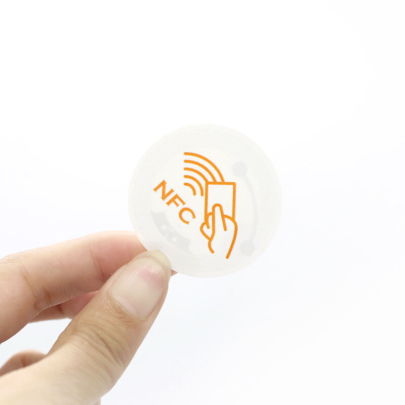 NFC sticker maker ntag213 ntag215 ntag216 1 in diameter nfc label roll custom