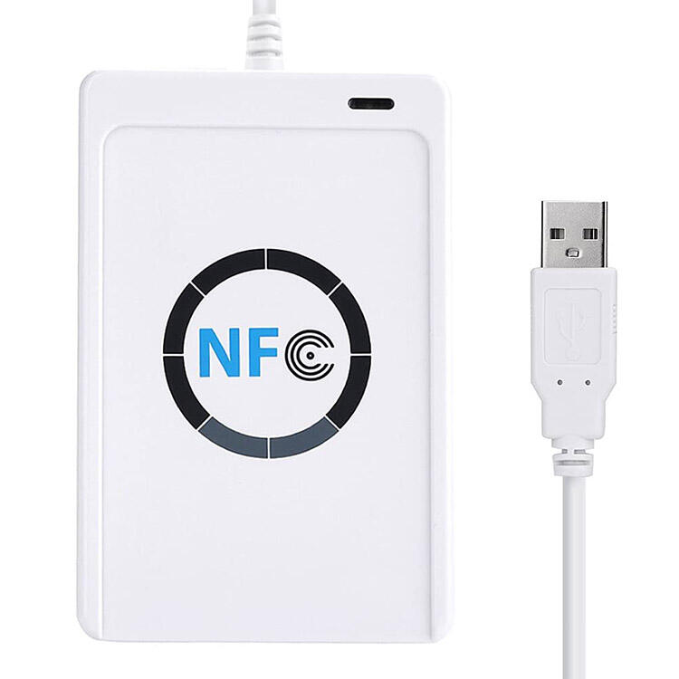 kisomaji cha Kikokotoo cha Kadi ya Akili ya 13.56mhz cha Meza ya Kazi, Kisomaji/Kiandikishi cha RFID NFC cha ACR122U USB