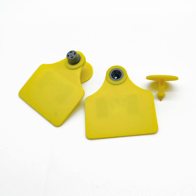 RFID animal ear tag ISO18000-6c protocol UHF ear tag for livestock management