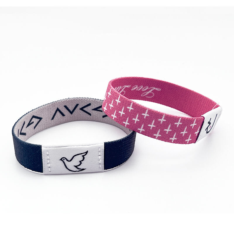 Pulseras tejidas ajustables con RFID NFC para eventos religiosos