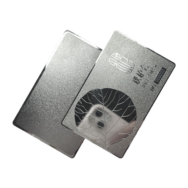 Custom Metal Business Card VIP Membership Metal Cards for Loyalty Management