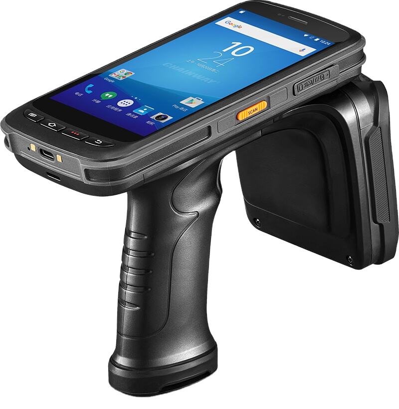 ISO18000-6C Protocol UHF Handheld Scanner Barcode Collecting Reader ...
