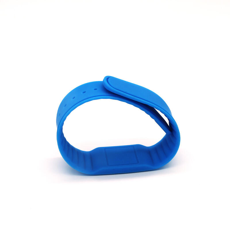 Adjustable Custom QR Code Printing Rubber RFID Bracelet MIFARE Classic EV1 Silicone RFID Wristband