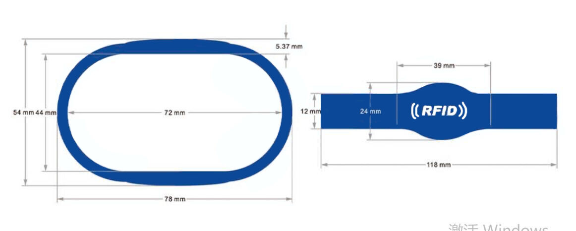 Factory Custom Festival Nfc Wristband Rfid Bracelet Silicone  Wristband Waterproof Passive manufacture