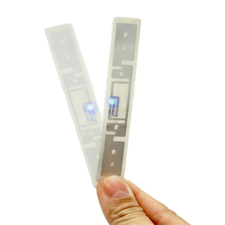 Long Distance UHF RFID LED lighting label tags for retail stores/warehouses/book stores/lab equipment management