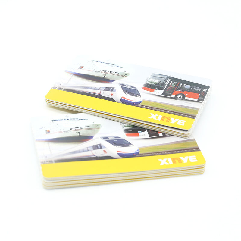 Print paper card rfid smart bus train subway ticket card for smart city