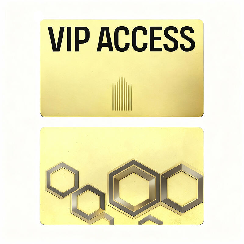 Double-sided / Single-sided Readable OEM Desfire EV3 8K 13.56mhz Metal Contactless Business RFID Card