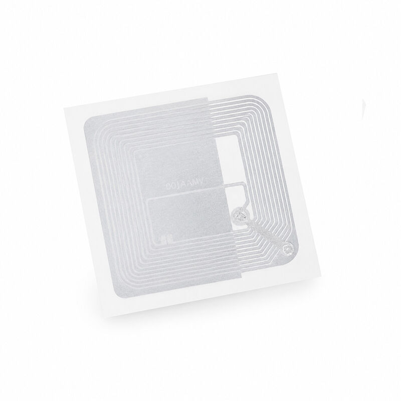 Fudan-F08-RFID-Aufkleber, 13,56-MHz-FM11RF08-NFC-Inlay, ISO14443A-RFID-Etiketten, Anti-Metall-Tag mit quadratischer Form