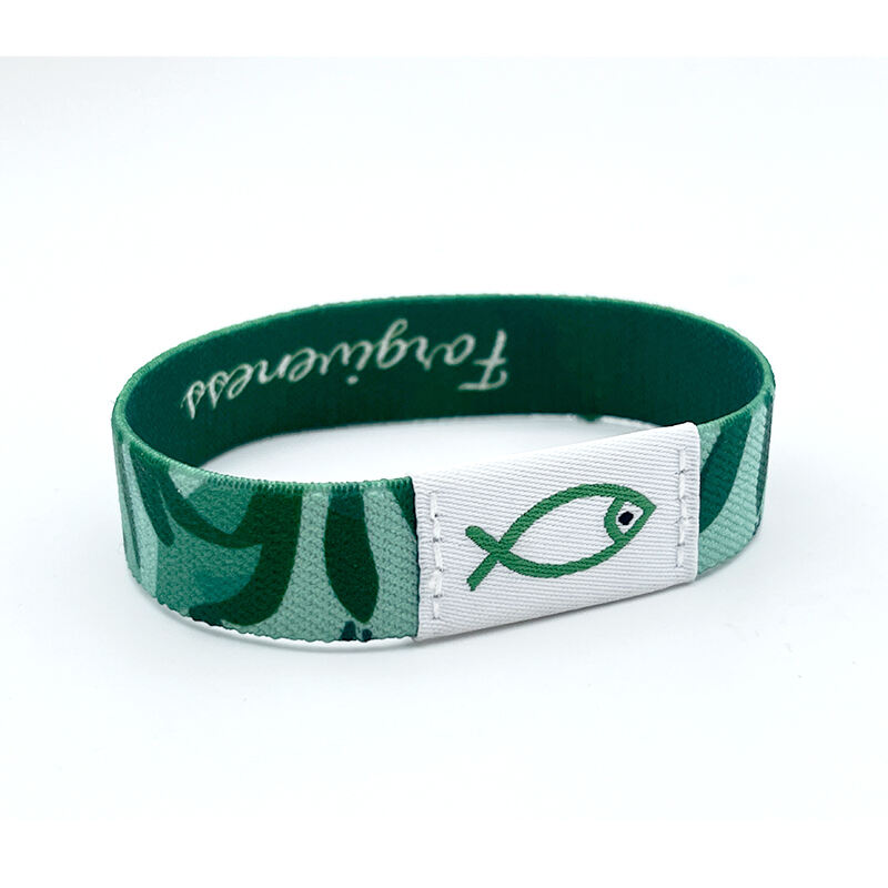 Pulseras tejidas ajustables con RFID NFC para eventos religiosos