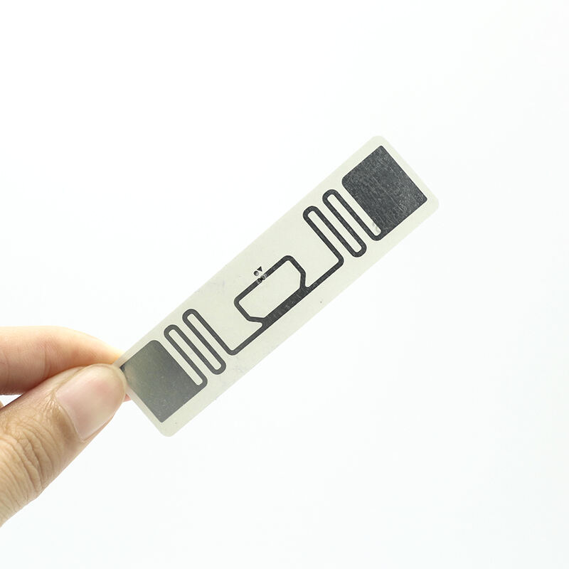 Long range blank rfid sticker uhf Monza R6 smart chip label custom 