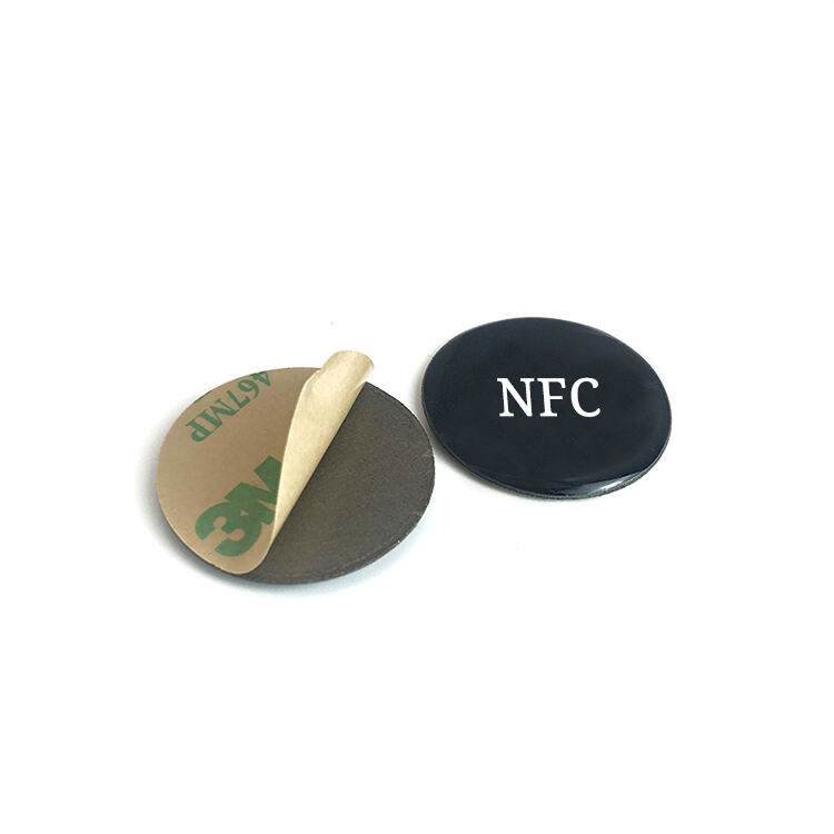 Wholesale nfc tag waterproof rewriteable ntag 216 nfc label anti metal epoxy tag for social media