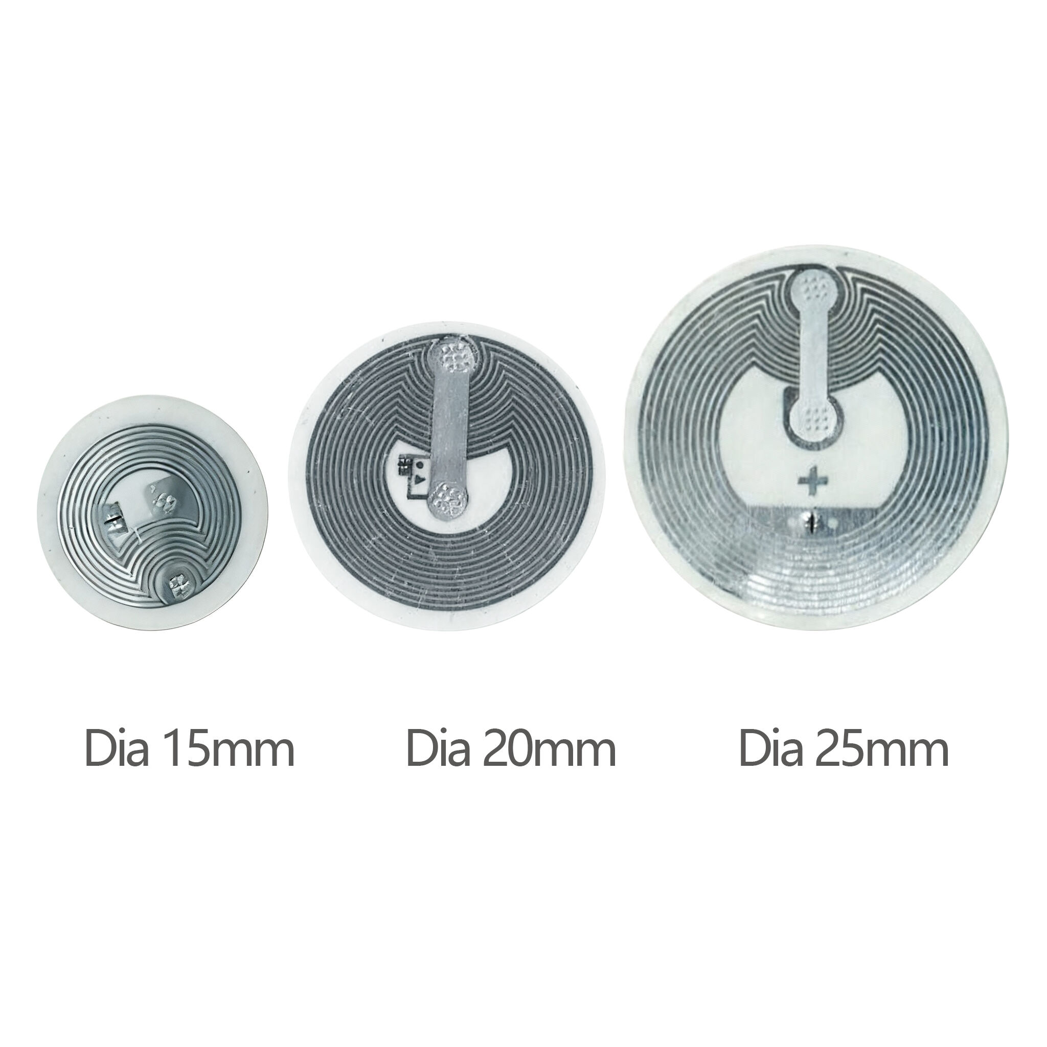 Custom Size Coated Paper ISO14443A Round Mifare Ultralight EV1 68B 128B RFID Sticker Supply