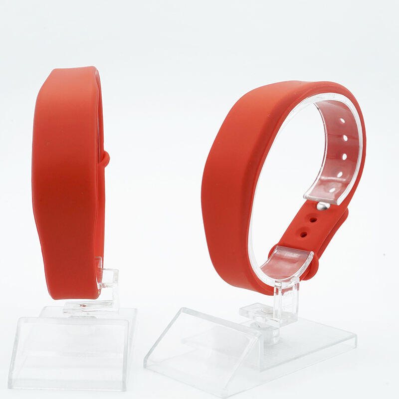 RFID adjustable silicone wristband rubber NFC rfid wristband