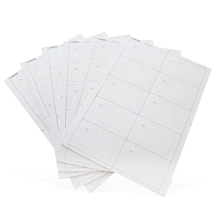  RFID shaped large size card 125khz LF EM4425 4439 TK4100 13.56mhz inlays rfid a4 a3 layout prelam sheet for rfid pvc card