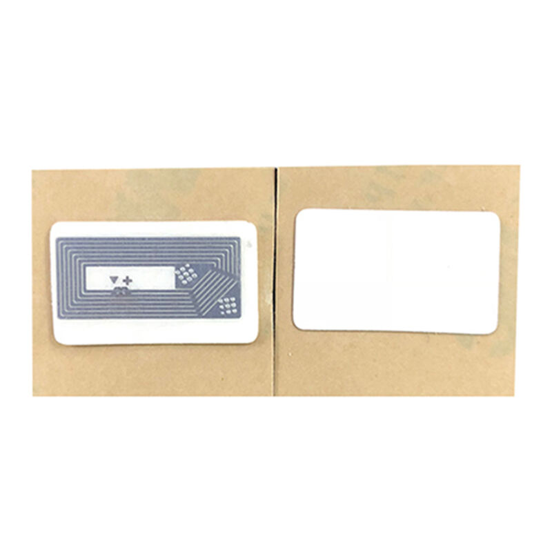 HF UHF dual frequency EM4425 NFC sticker AES 128 encryption anti tamper RFID paper label custom