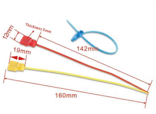 Factory Price13.56mhz Nfc Seal Tag Waterproof Tamper Proof Rfid Cable Tie Tag For Packaging Tracking manufacture