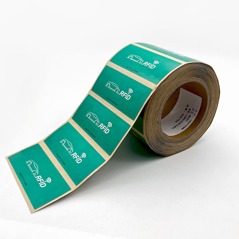 UHF rfid tag manufacturers 860-960MHZ  printable RFID windshield sticker label