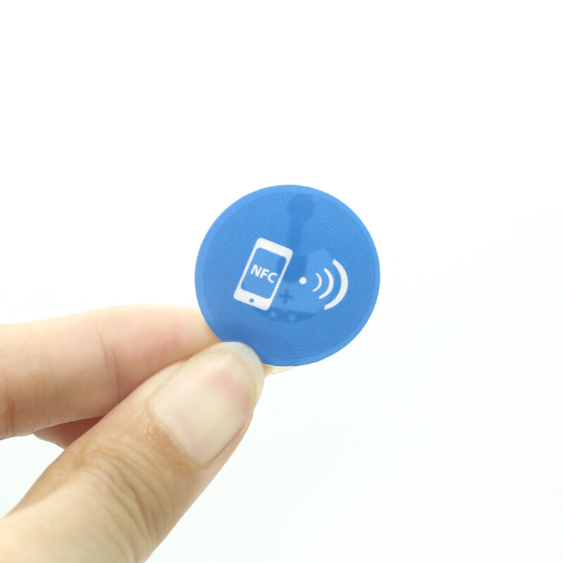 PVC waterproof program nfc sticker smart chip adhesive label bulk