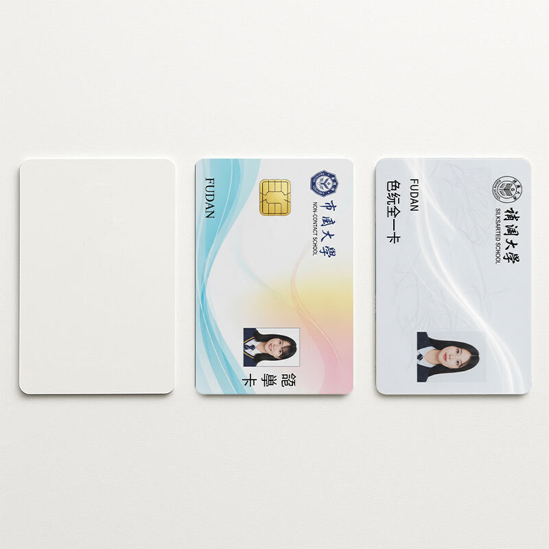 Contactless IC Cards Factory Fudan F08 PVC RFID Smart Campus ID Cards for Students