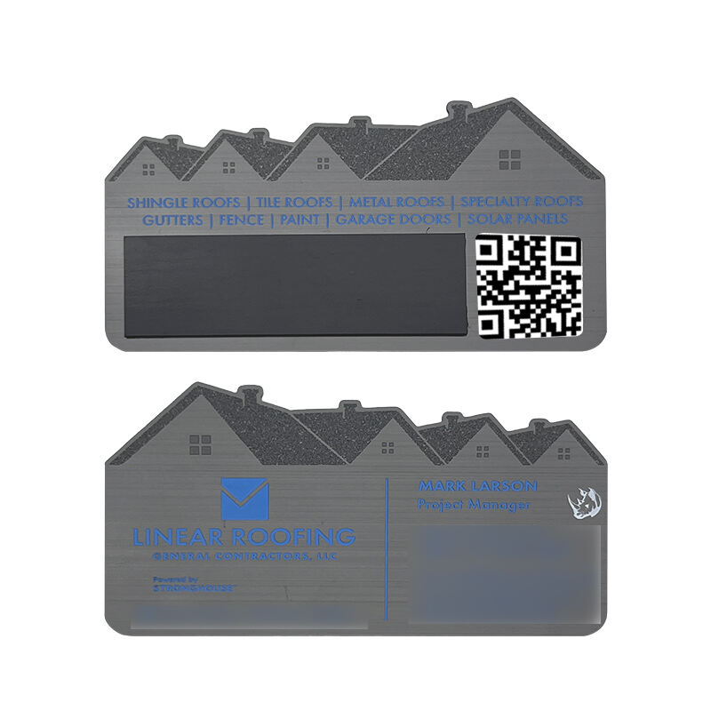 Irregular QR Code Custom Stainless Steel Metal Business Card for VIP Access