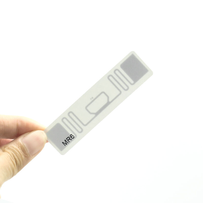 Long range blank rfid sticker uhf Monza R6 smart chip label custom 