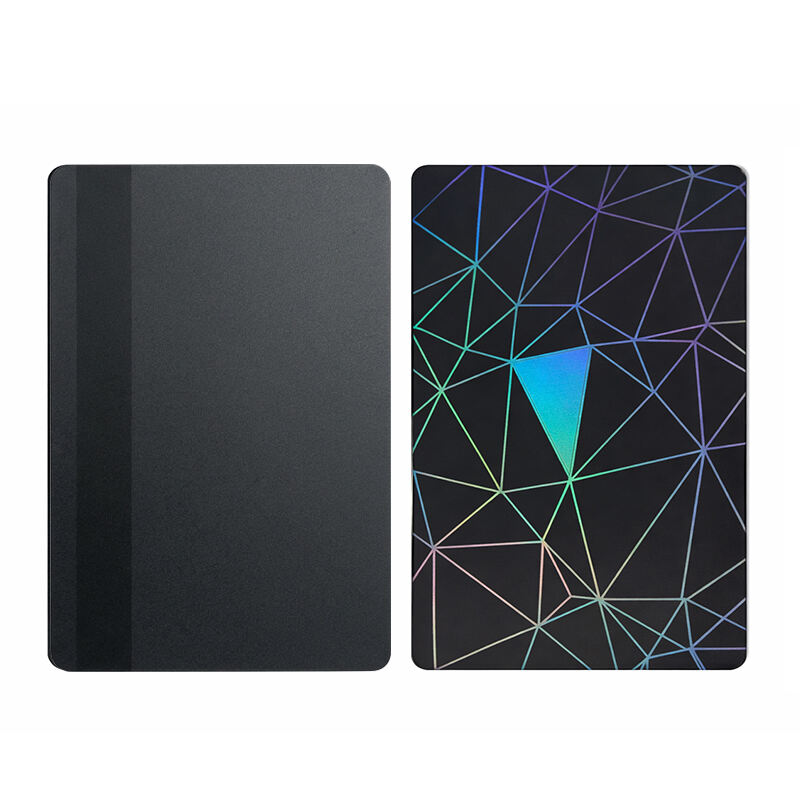  Mirror CMYK One Side Readable RFID Metal Face Card Manufacturer