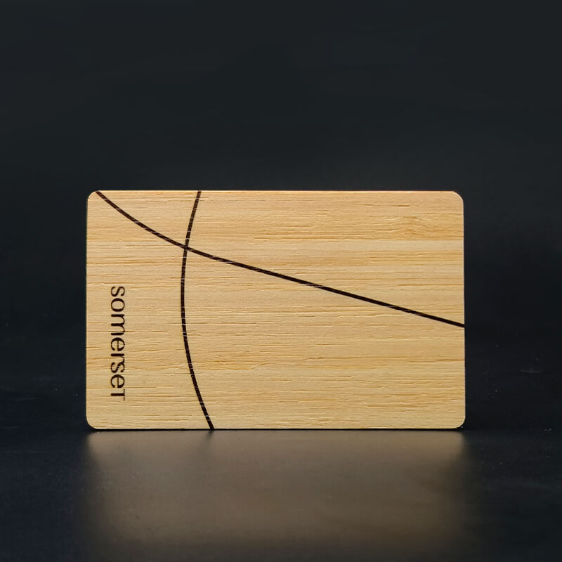 Customized NFC Wooden Card Smart Eco-Friendly NFC MIFARE DESFire EV1 4K Wooden Card