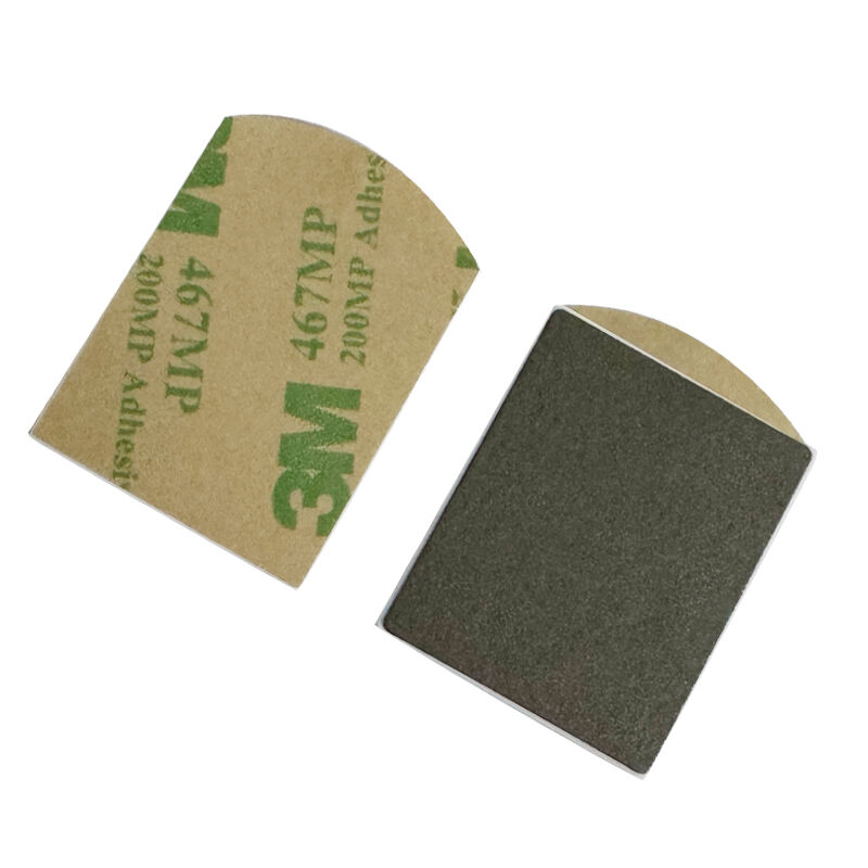 Square Round Thermal Paper Ferrite Anti-metal Layer HF 13.56MHZ ISO14443A RFID Labels Sticker