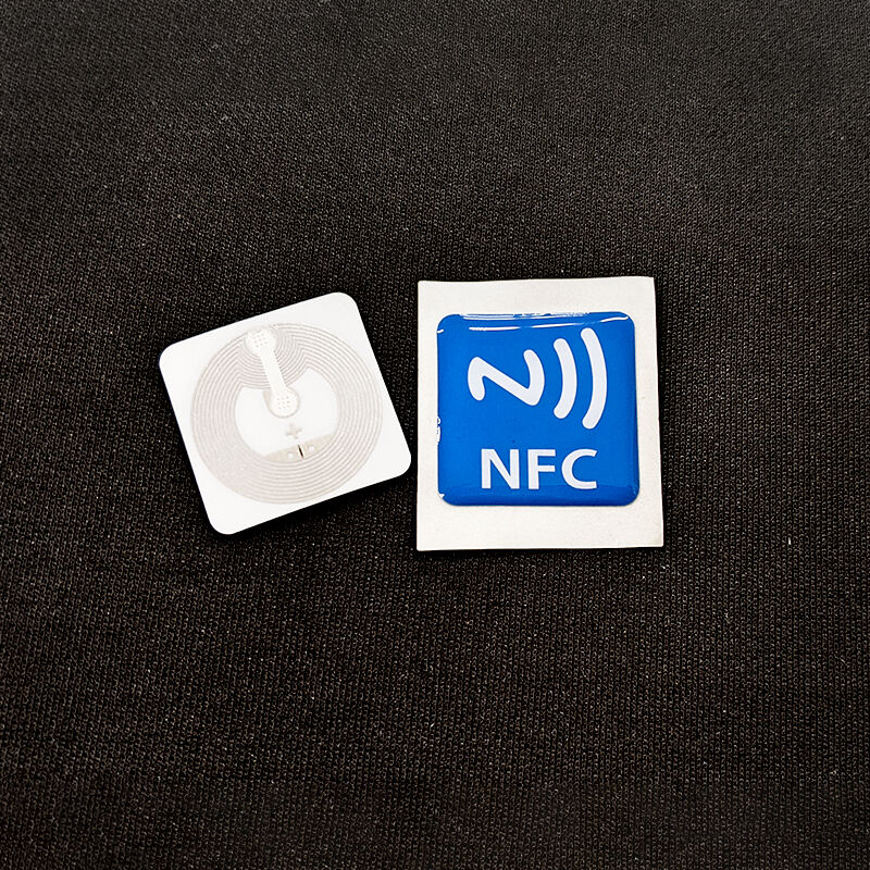 Wholesale nfc tag waterproof rewriteable ntag 216 nfc label anti metal epoxy tag for social media