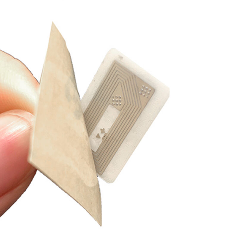 ملصقات RFID ثنائية التردد EM4425 HF UHF NFC على ورق قابل للطباعة مع خاصية مقاومة التعديل
